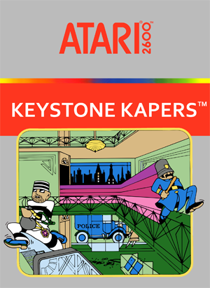 STL file Keystone Kapers  Atari Inspired Bookmark with QR code