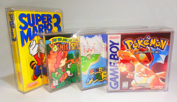 Acrylic Box Protectors for NES, SNES, N64, GameBoy, GameBoy Color and GameBoy Advance