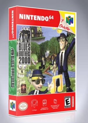 blues brothers 2000 cases game n64 nintendo retro retrogamecases