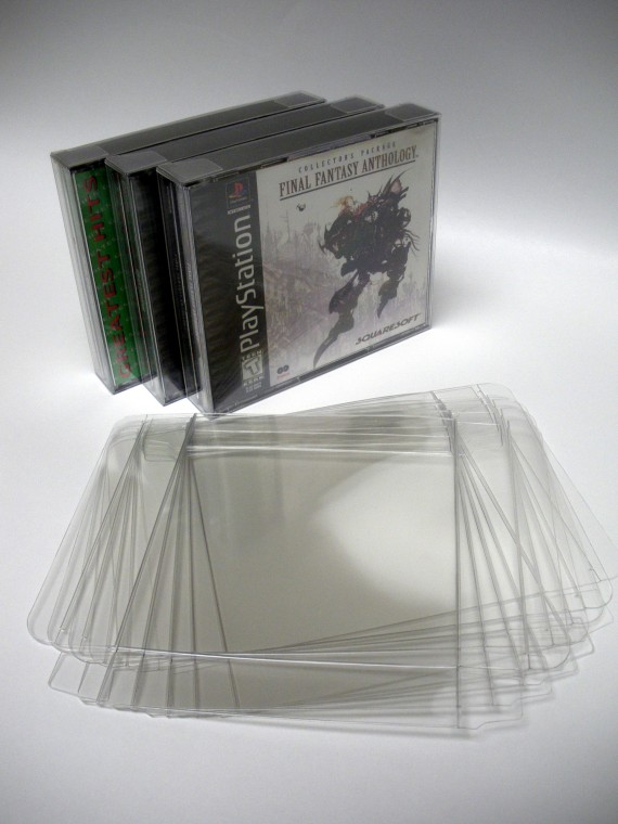 Dual Jewel Case Box Protectors x10 Retro Game Cases 🕹️