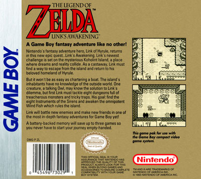 The Legend of Zelda Link's Awakening for Nintendo Gameboy GB