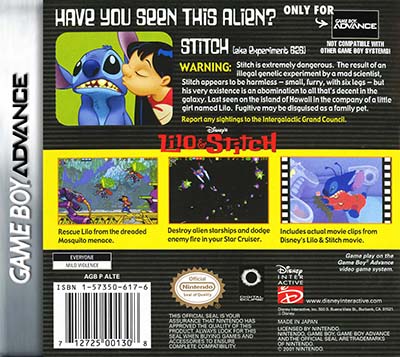 Lilo & Stitch - Retro Game Cases 🕹️