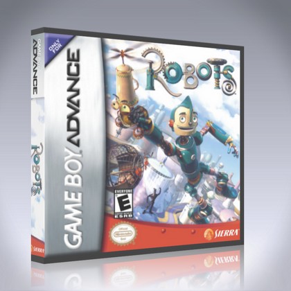 GameBoy Advance Robots Custom Game Case | Retro Game Cases