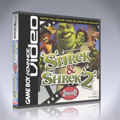 Gameboy Advance Video Shrek Shrek 2 Custom Game Case Retro Game Cases