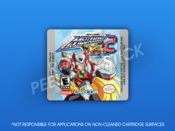 GameBoy Color - Mega Man Xtreme 2 Label