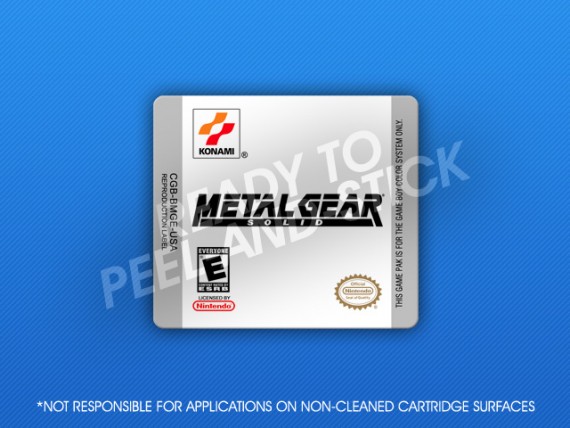 Labels - Gameboy Color - Retro Game Cases