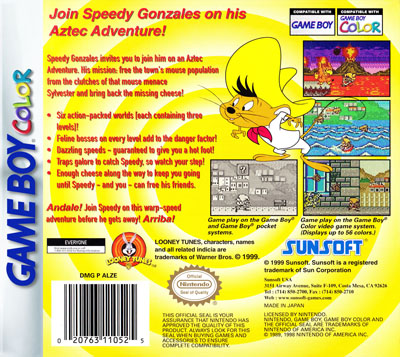 Speedy Gonzalez Aztec Adventure - Retro Game Cases 🕹️