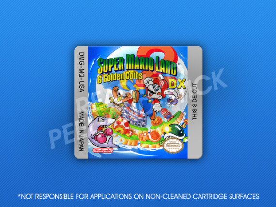 GameBoy Color - Super Mario Land 2: 6 Golden Coins DX Label