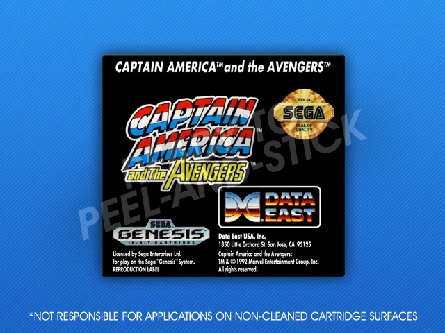 sega captain america and the avengers