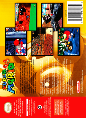 N64 - Super Mario 64 Custom Game Case | Retro Game Cases