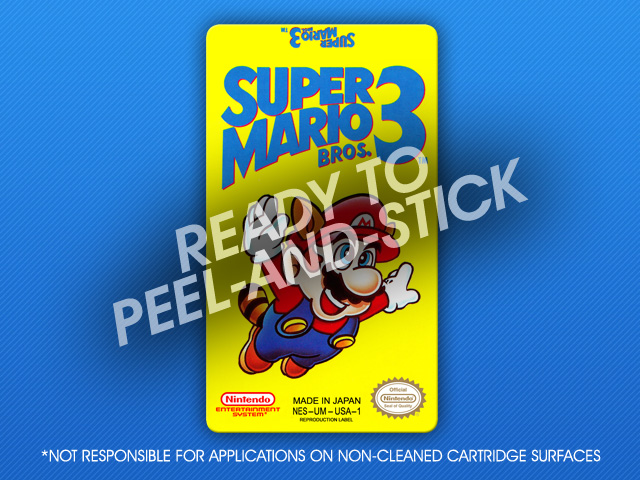 Super Mario Bros. 3 NES Sticker Set (33 Pieces)