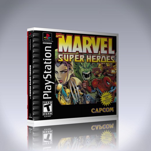 PS1 Marvel Super Heroes Custom Game Case Retro Game Cases