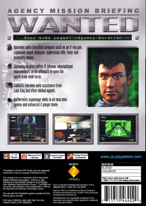 Syphon Filter 3 911 Edition Version REPRODUCTION CASE No -  Finland