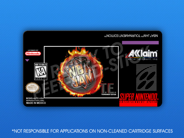 Afledning Som regel kighul SNES - NBA Jam T.E. Label - Retro Game Cases
