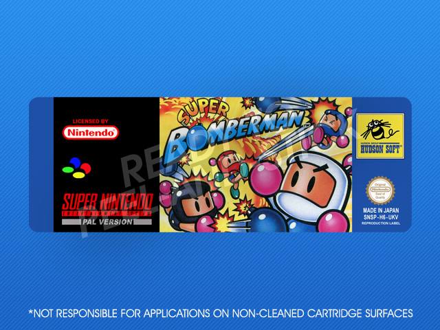 Super Bomberman (SNES, PAL) - Box, Cart, and Manual : Free Download,  Borrow, and Streaming : Internet Archive