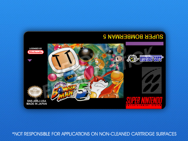 Super Bomberman 5 Bomber Man V Complete Set! Nintendo Super