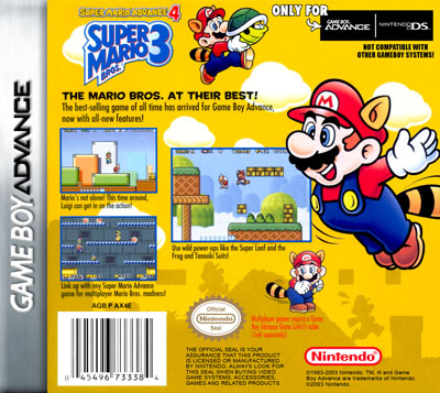 Super Mario Advance 4 | Retro Game Cases